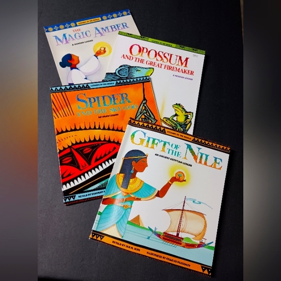Set of 4, Legends of the World paperback books for kids - Picture 1 of 7